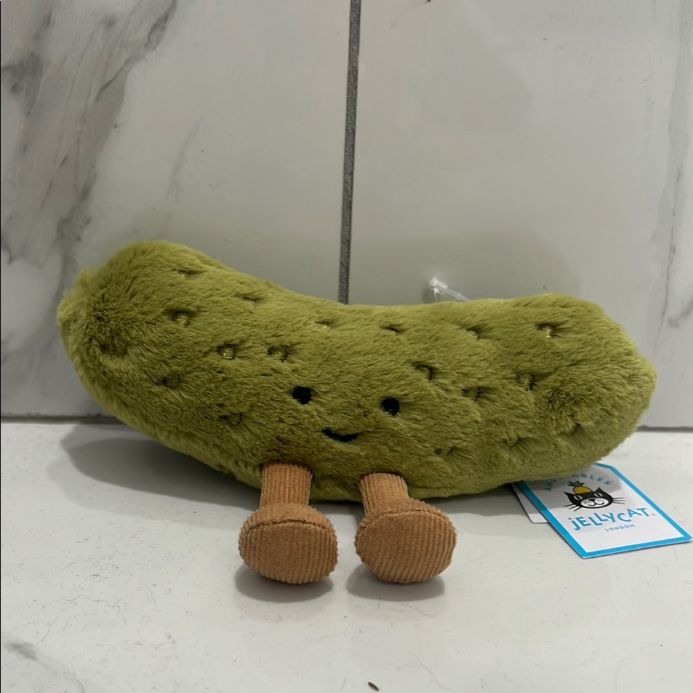 Rare summer 2024 collection Jellycat Green Plush pickle